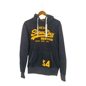 Superdry grey hoodie and long sleeve tee bundle size Small